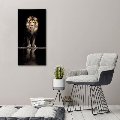 Vászonkép Portré egy oroszlán