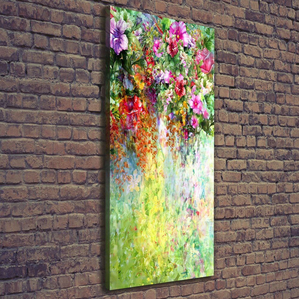 Vászonkép nyomtatás Színes virágok