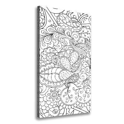 Egyedi vászonkép Háttér zentangle