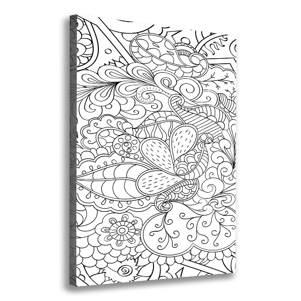 Egyedi vászonkép Háttér zentangle