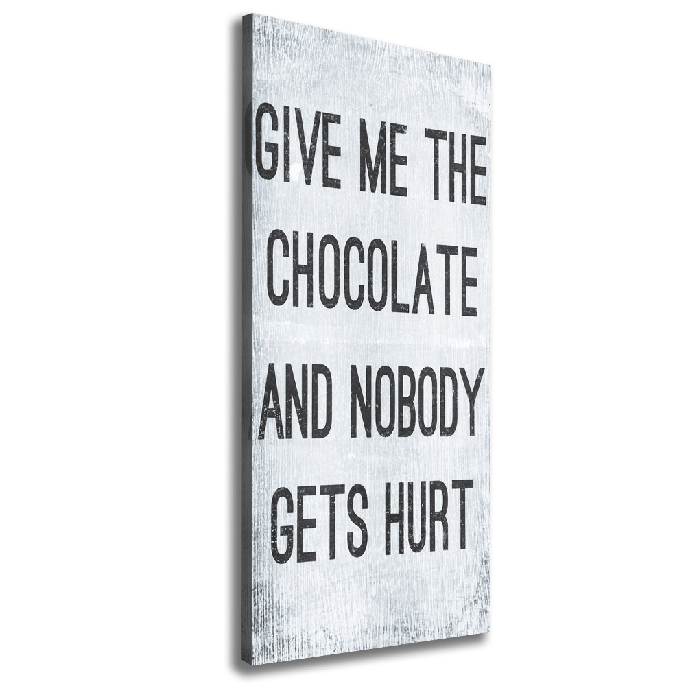 Fénykép vászon Give csokoládé
