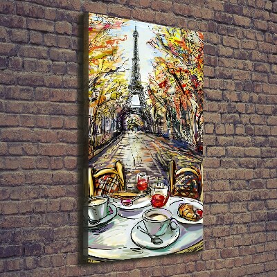 Vászonfotó Reggeli párizsban