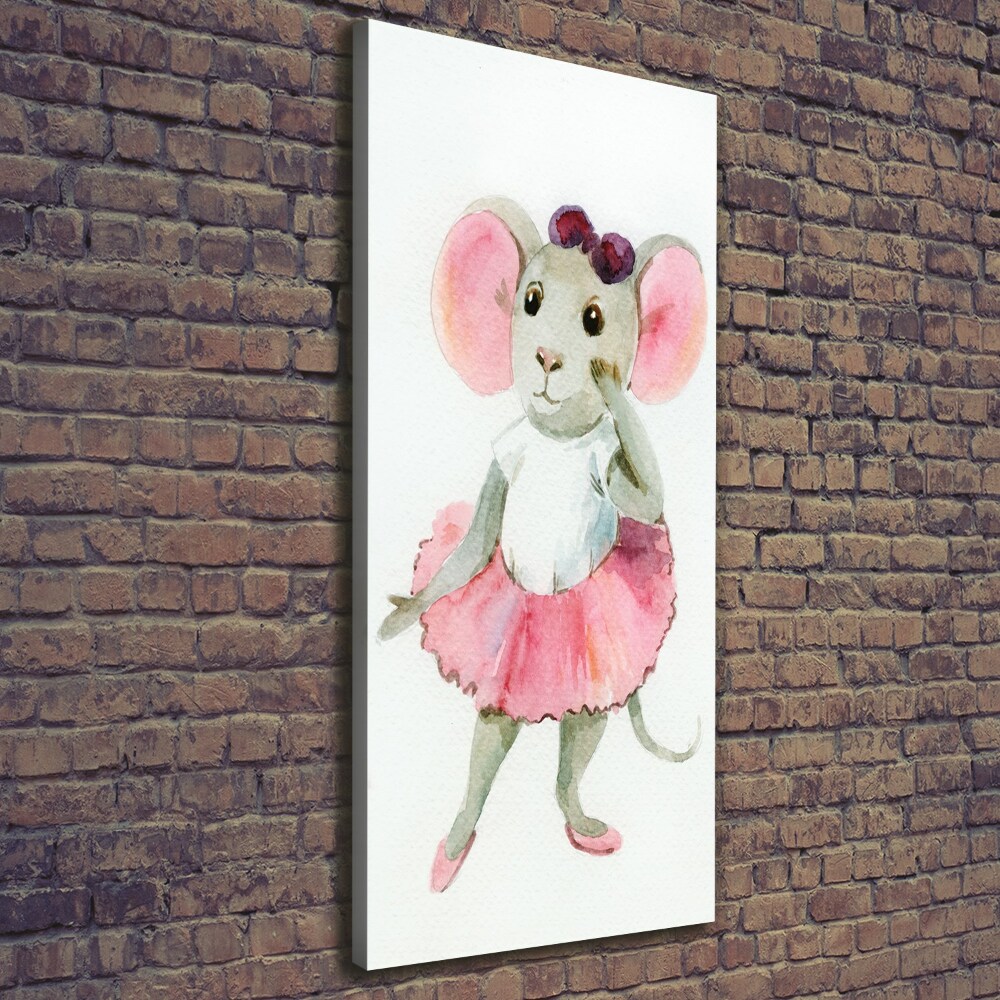 Vászonkép nyomtatás Egér balerina