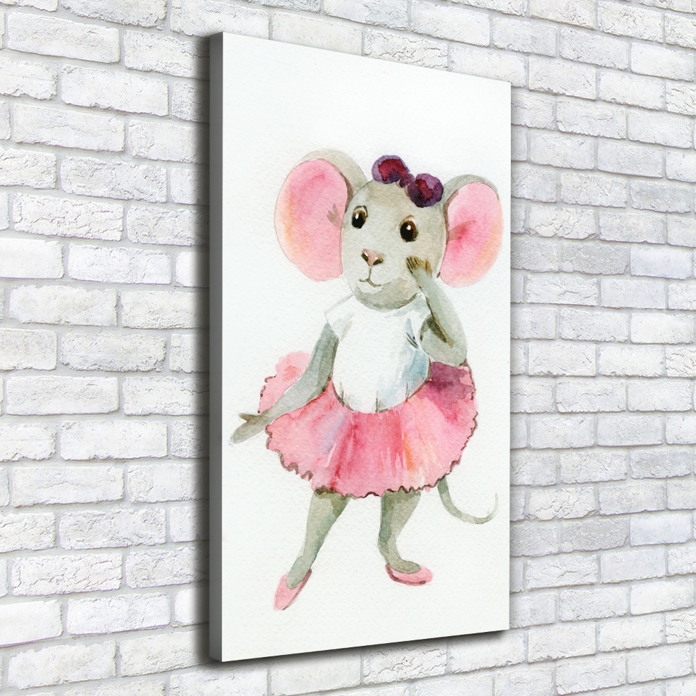 Vászonkép nyomtatás Egér balerina