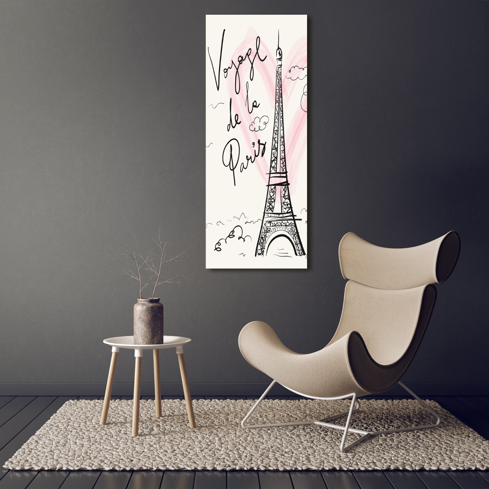 Fénykép vászon Párizsi eiffel-torony