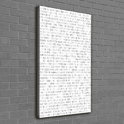 Fénykép vászon Bináris kód