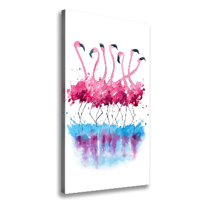 Vászonkép nyomtatás Flamingók