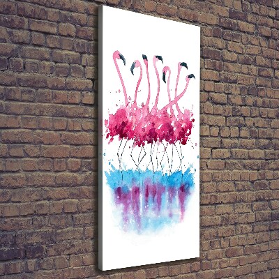 Vászonkép nyomtatás Flamingók