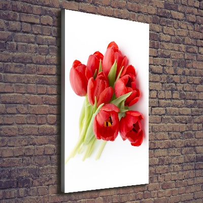 Egyedi vászonkép Piros tulipánok