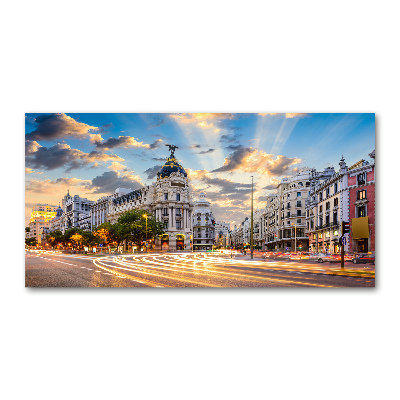 Üvegkép nyomtatás Madrid spanyolország