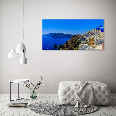 Üvegfotó Santorini görögország