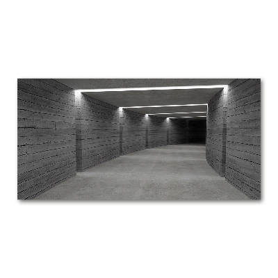 Üvegkép nyomtatás A beton alagút