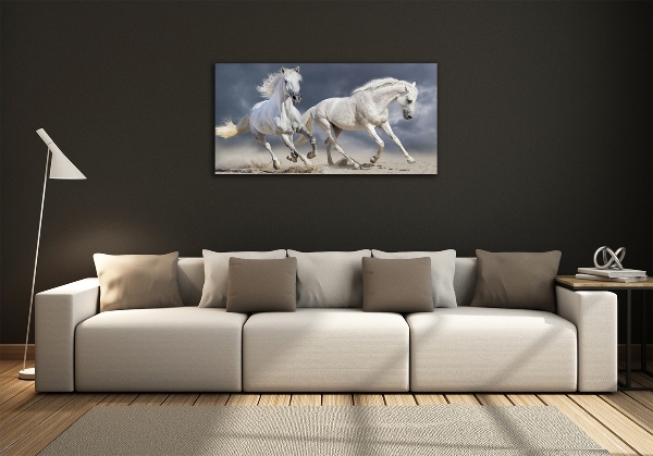 Üvegkép White horse beach