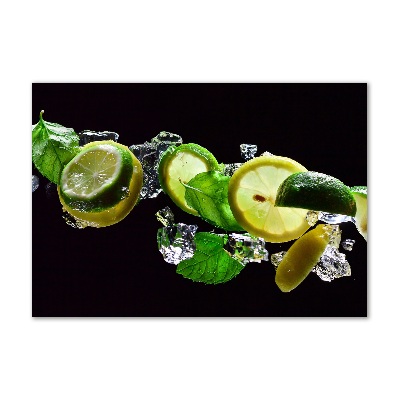 Fali üvegkép Lime és citrom
