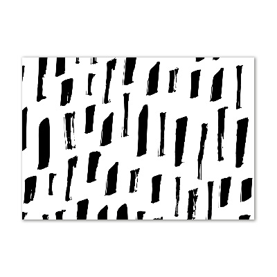 Üvegkép nyomtatás Fekete-fehér folt