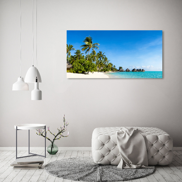 Üvegfotó Strand a karib-
