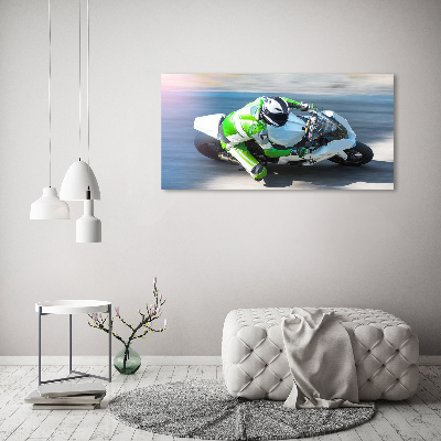 Üvegkép falra Motorkerékpár-verseny