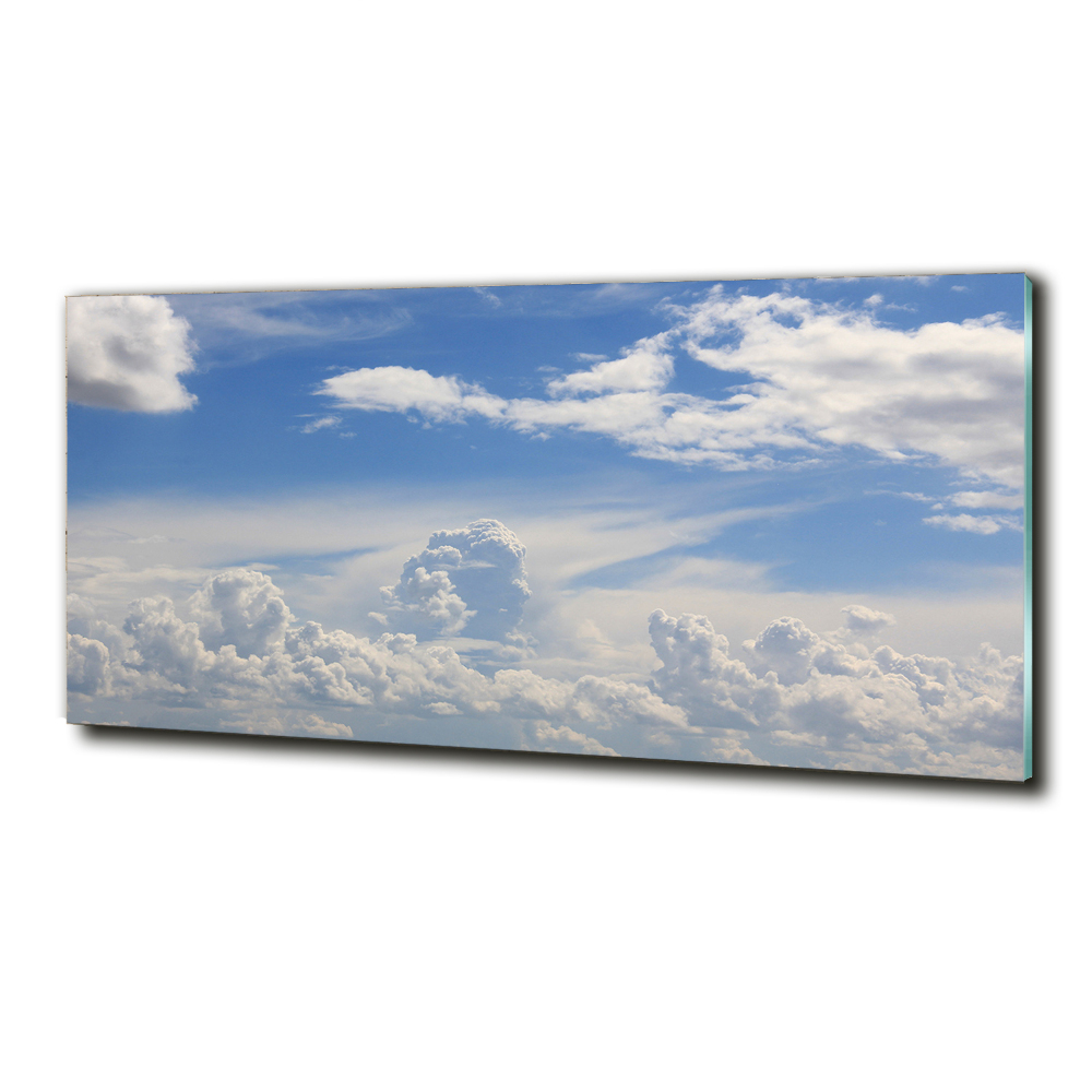 Üvegfotó Felhők az égen