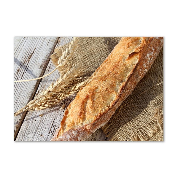 Fali üvegkép Friss baguette