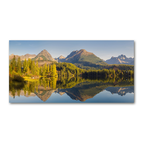 Üvegfotó Panorama tatry