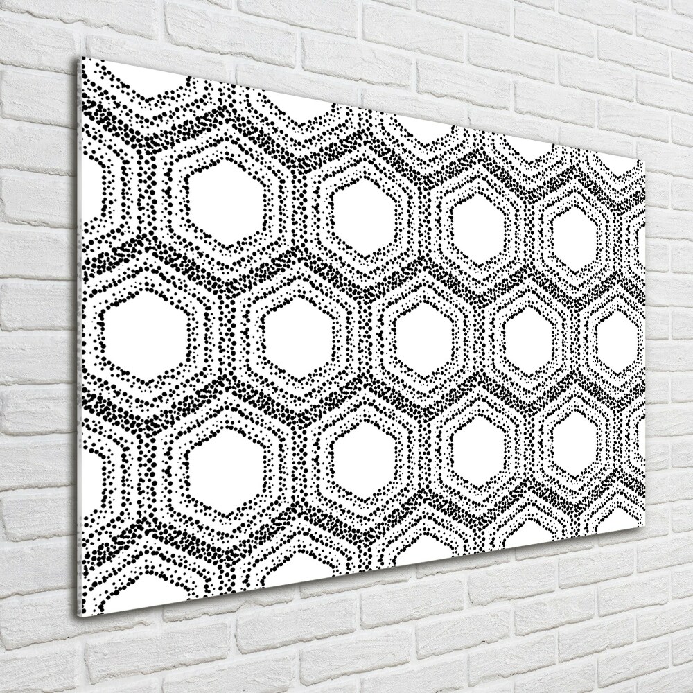 Üvegkép nyomtatás Geometriai háttér