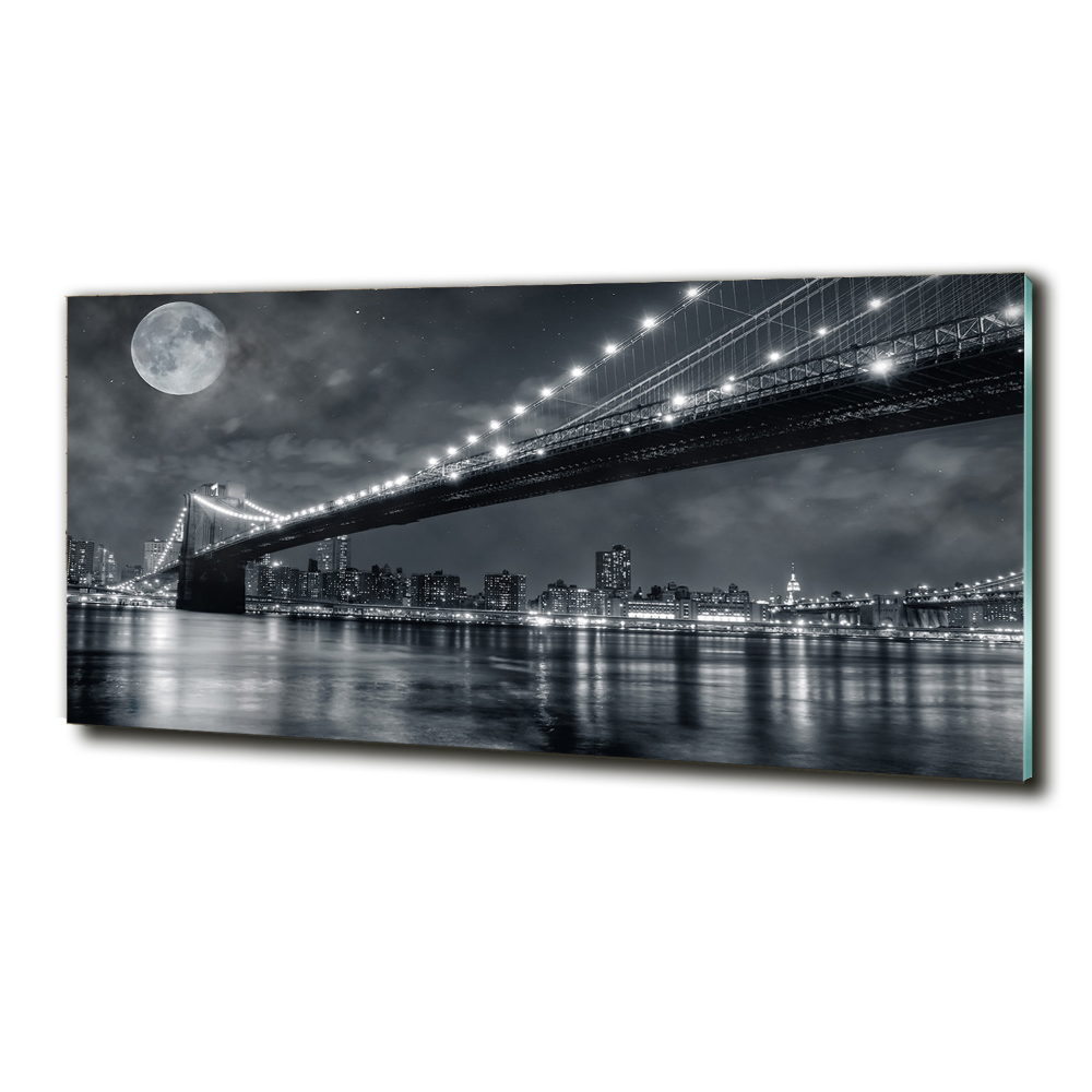 Üvegkép nyomtatás Brooklyn híd