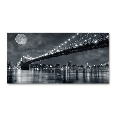 Üvegkép nyomtatás Brooklyn híd