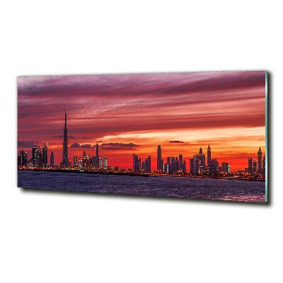 Üvegkép nyomtatás Sunset dubai