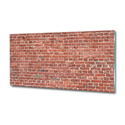 Üvegkép nyomtatás Téglafal