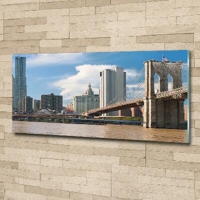 Üvegkép falra Brooklyn híd