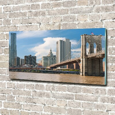 Üvegkép falra Brooklyn híd
