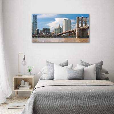 Üvegkép falra Brooklyn híd