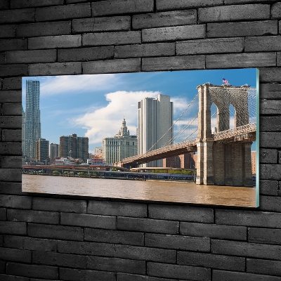 Üvegkép falra Brooklyn híd