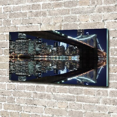 Üvegkép falra Brooklyn híd