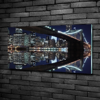 Üvegkép falra Brooklyn híd