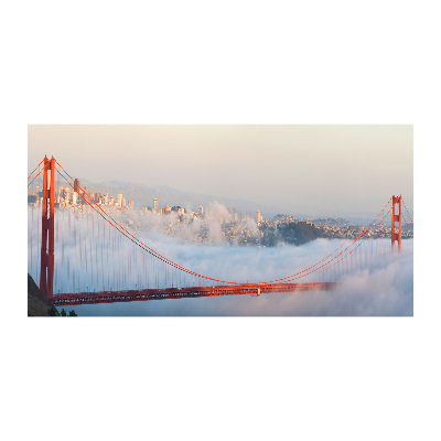 Üvegkép falra Bridge san francisco