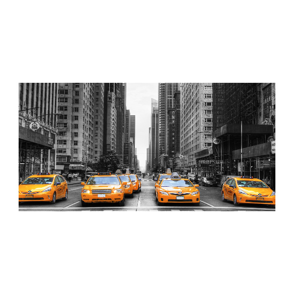 Üvegkép falra New york taxi