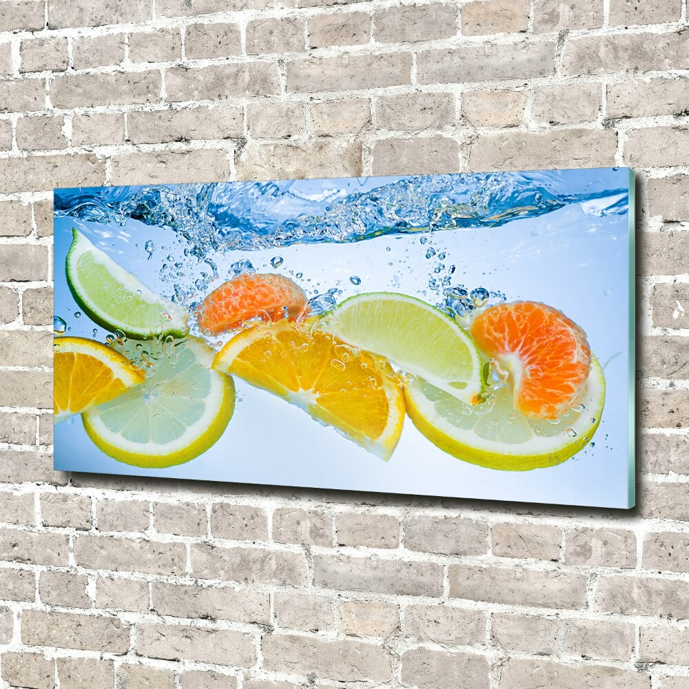 Fali üvegkép Citrus víz alatt