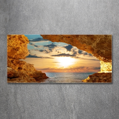 Üvegfotó Grotto tenger