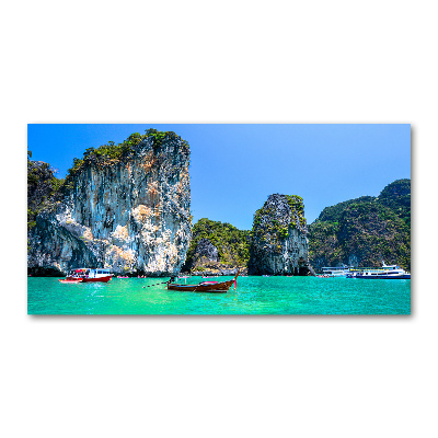 Üvegfotó Csónakok thaiföld