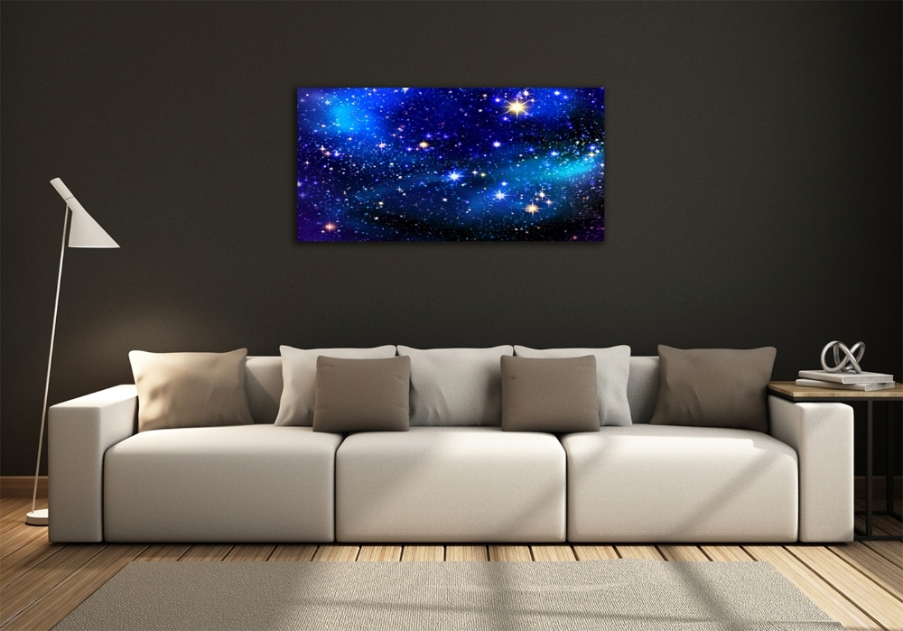 Üvegkép falra Csillagos égbolt