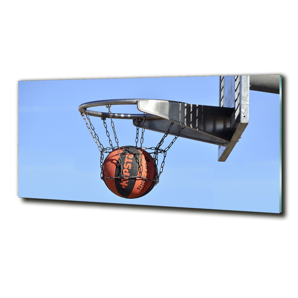 Üvegkép falra Kosárlabda