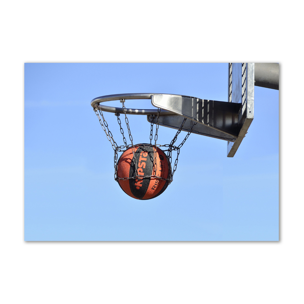 Üvegkép falra Kosárlabda