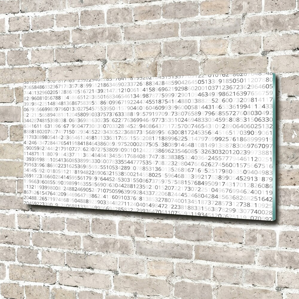 Üvegkép nyomtatás Bináris kód