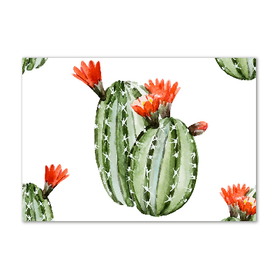 Fali üvegkép Kaktuszok