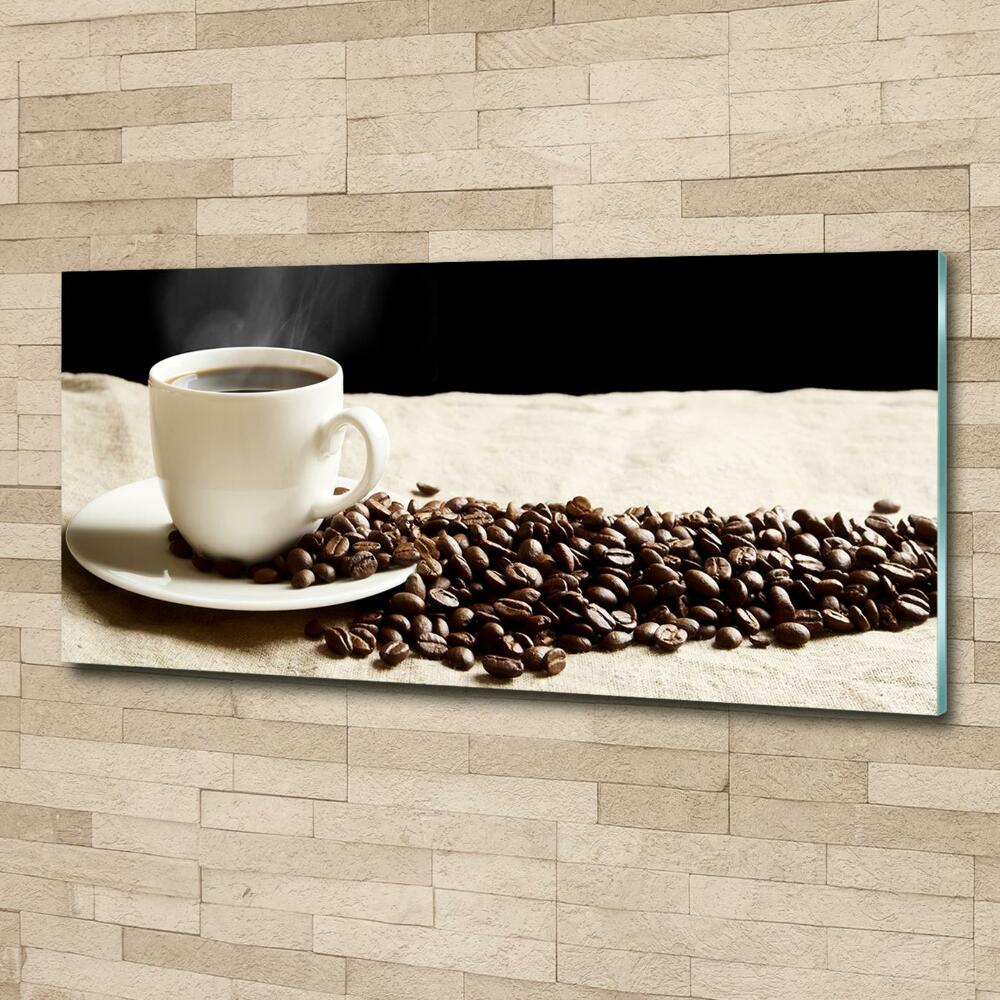 Fali üvegkép Aromás kávé