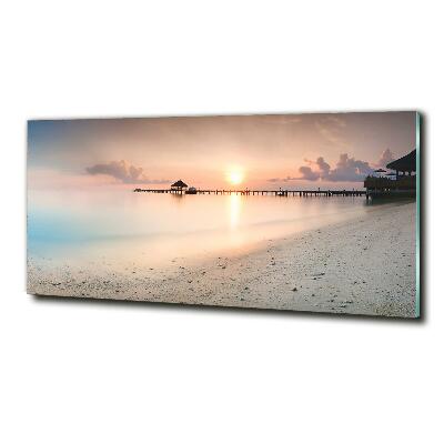 Üvegfotó Beach maldív