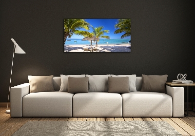 Üvegfotó Beach mauritius
