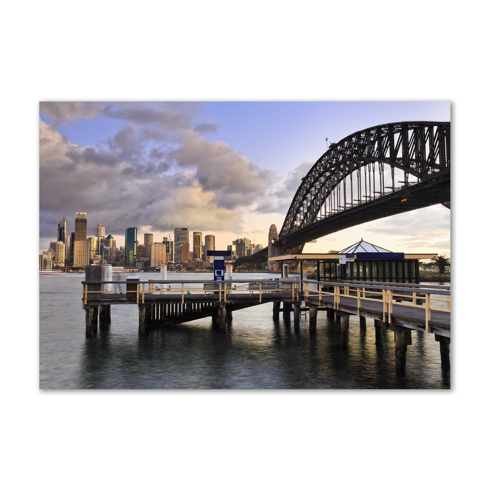 Üvegkép falra Bridge sydney