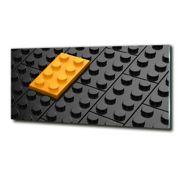 Üvegkép nyomtatás Lego téglák